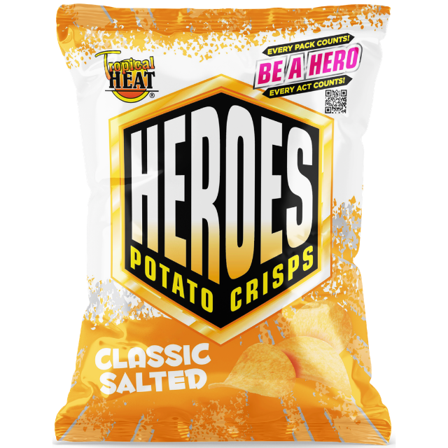 Tropical Heat Heroes Salted Crisps 110G